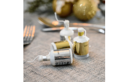 Gold and Silver Foil Mixed Party Poppers 